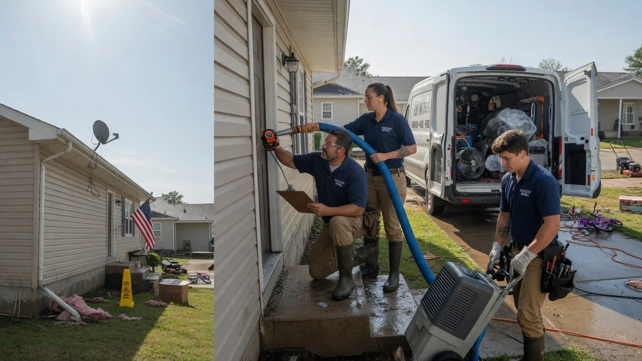Ceiling Water Damage Restoration in Savanna, OK near me
